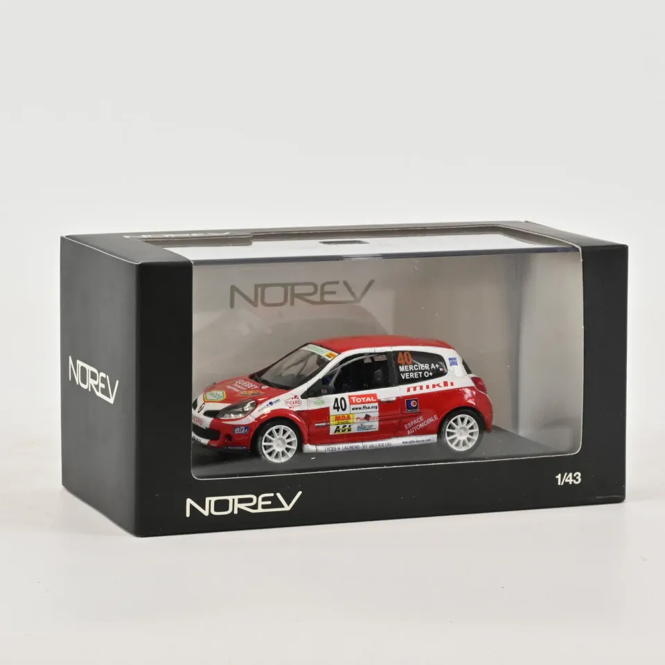 Norev Renault Clio R3 2007 miniature 1/43 Rallye Charbonnière