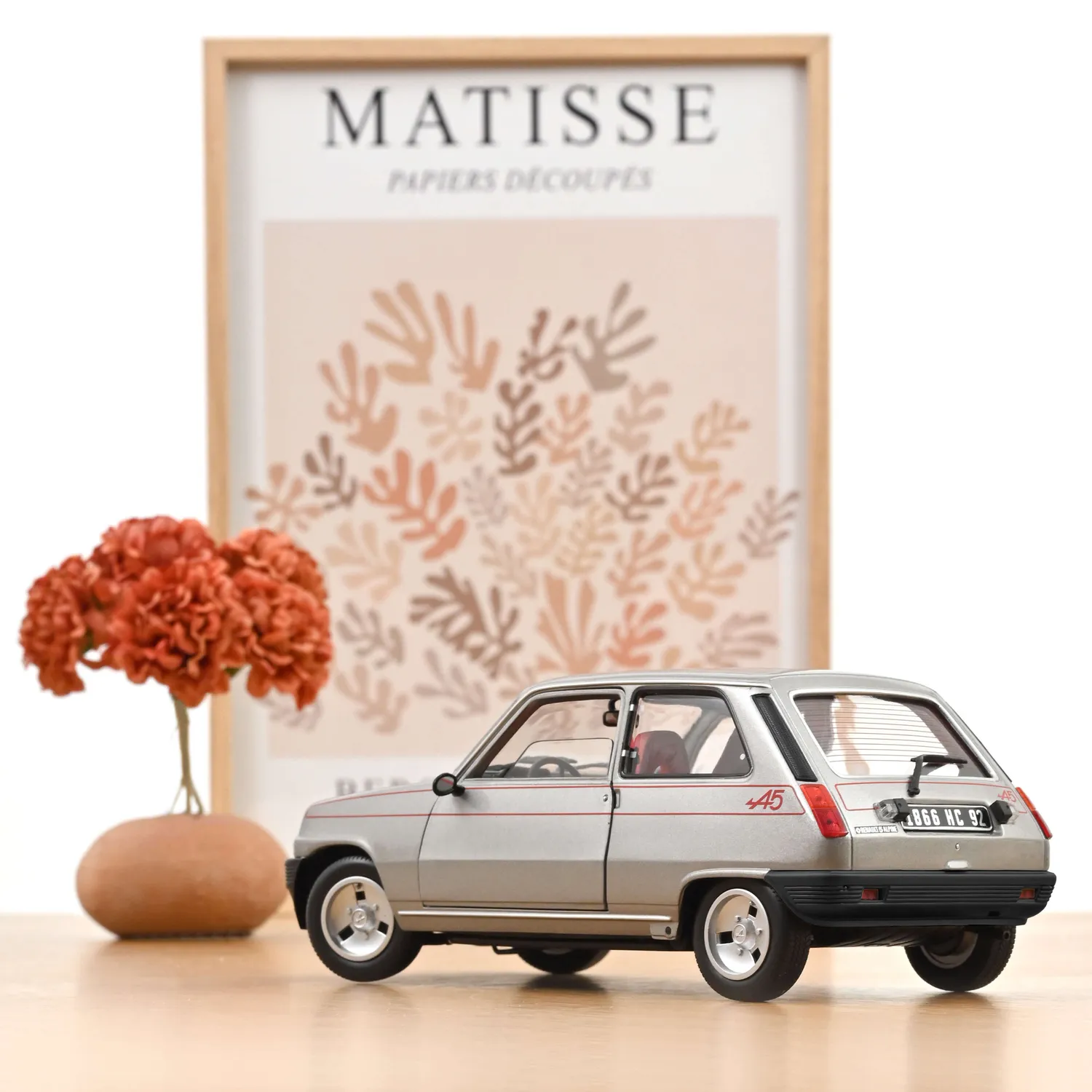 Norev Renault 5 Alpine 1978 miniature 1/18 argent