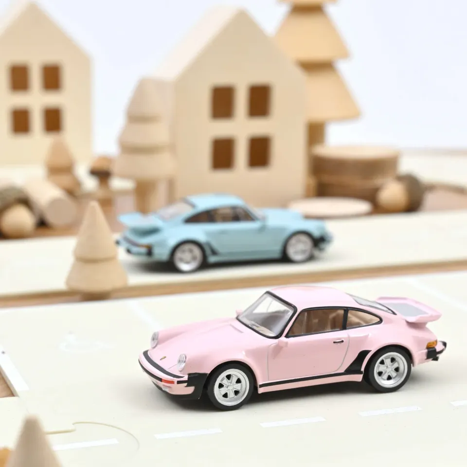 Norev Porsche 911 Turbo 1978 miniature Jet-car 1/43 rose