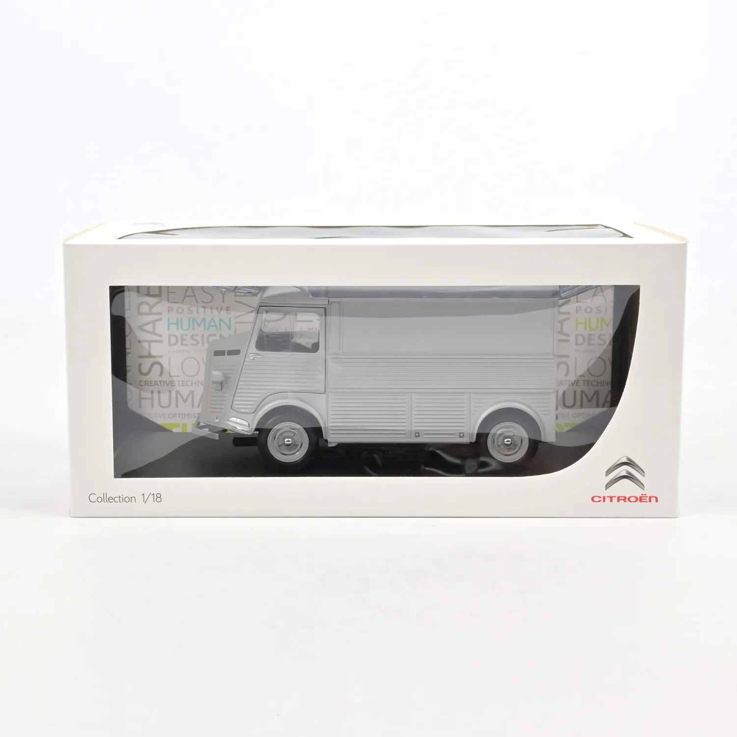 Norev Citroën Type H 1952 miniature argent grande échelle