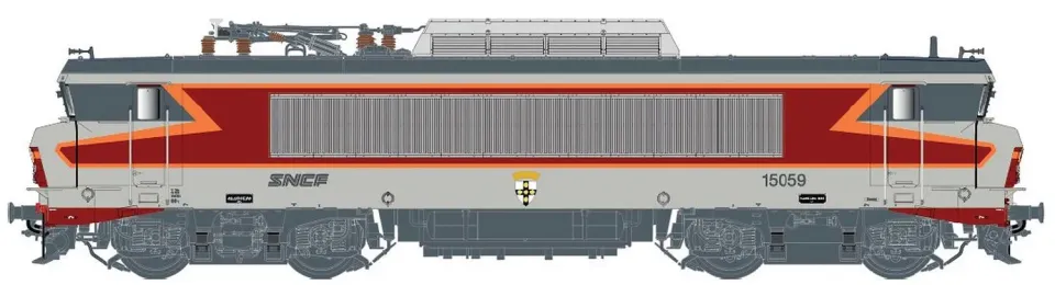 MINIS BB 15059 locomotive électrique SNCF Arzens ép. IV