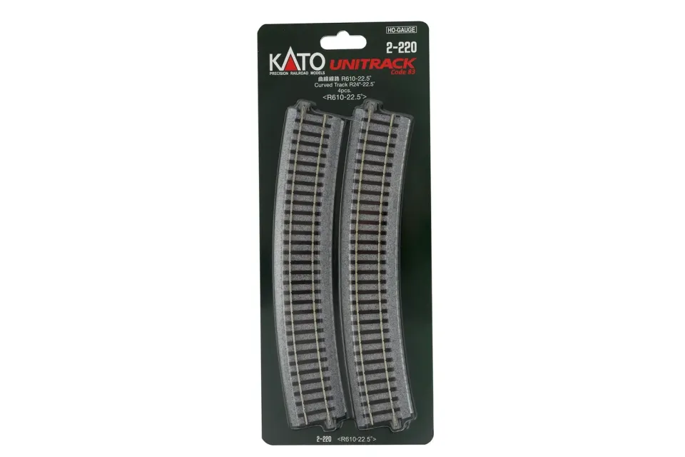 MINIS R610mm 22,5° rail courbe 4 pièces N 9 mm