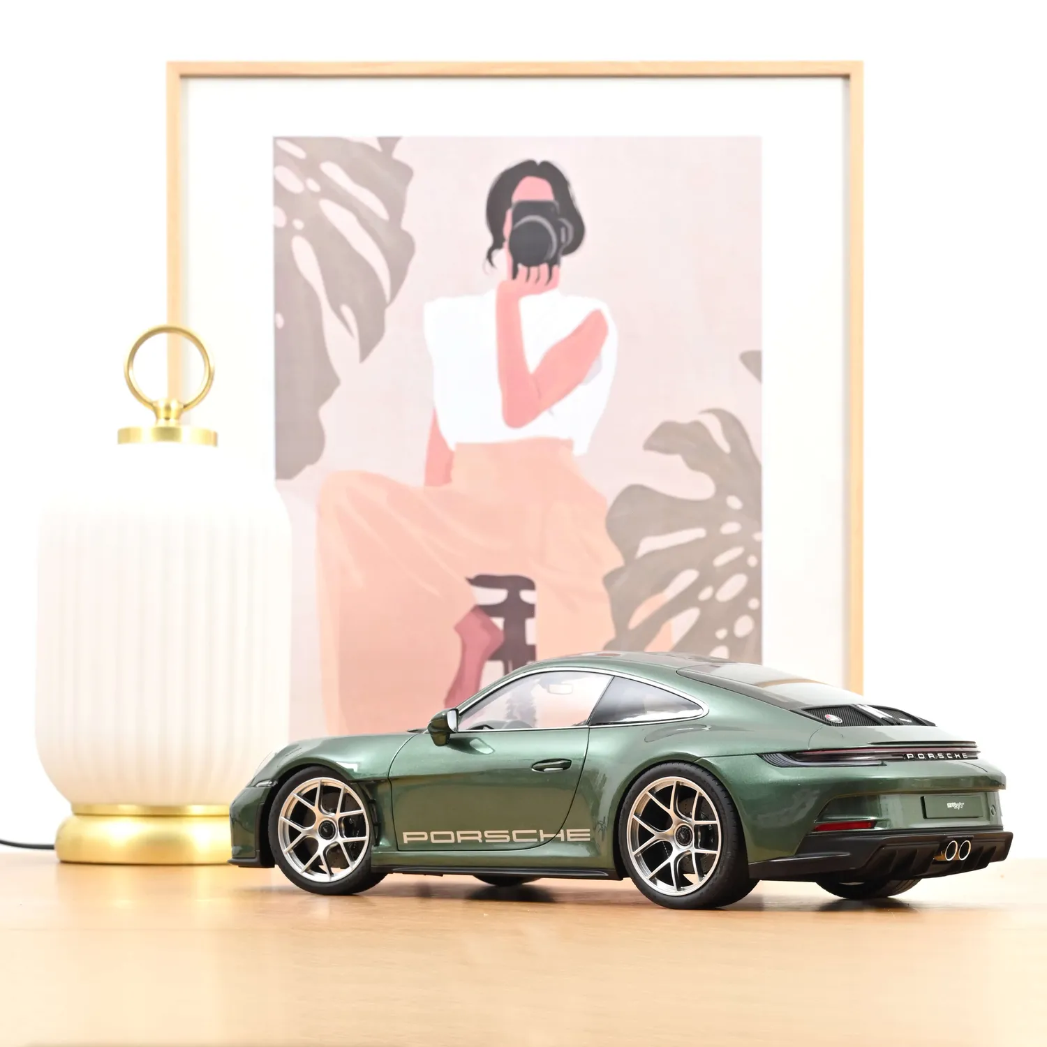 Norev Porsche 911 S/T 2023 voiture miniature 1/12 vert malachite