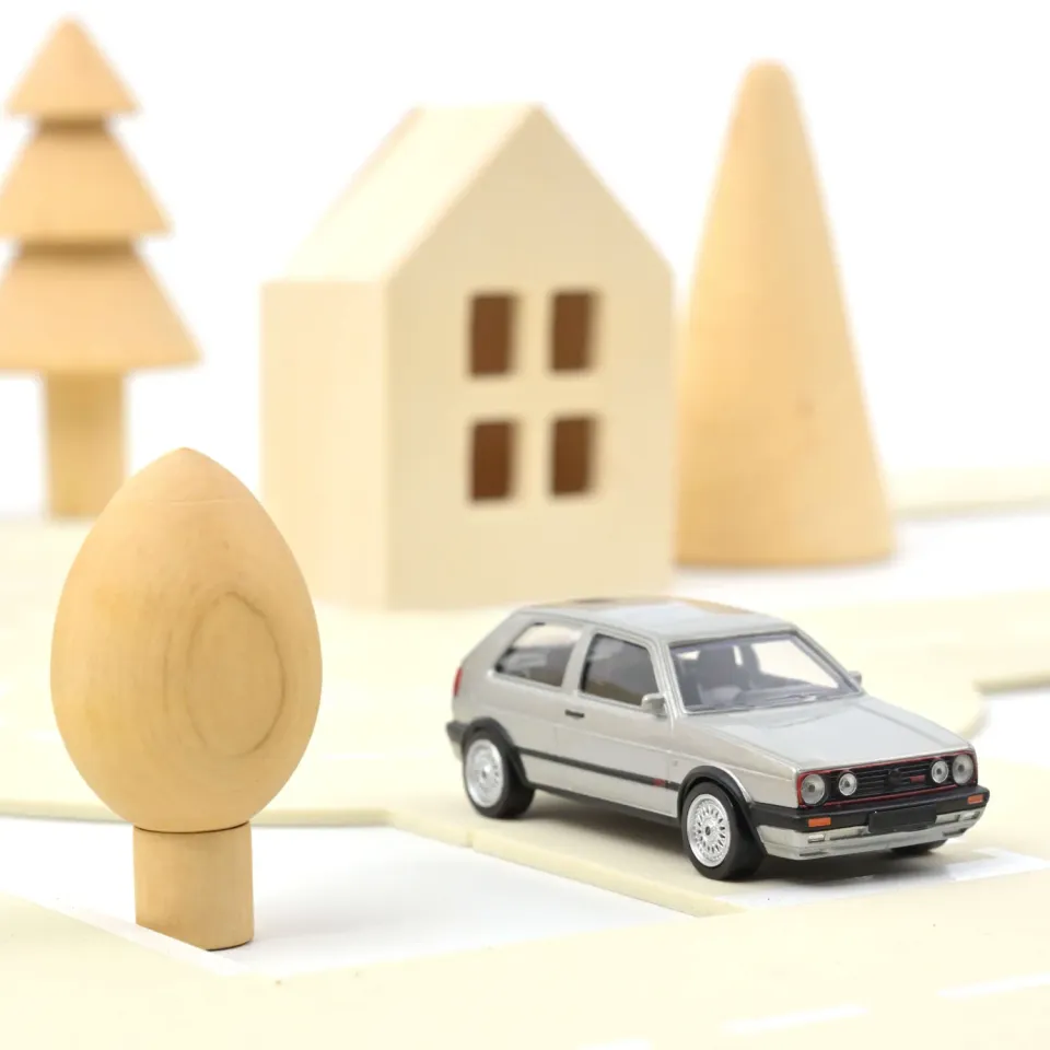 Norev VW Golf GTI G60 1990 miniature 1/43 argent Jet-car