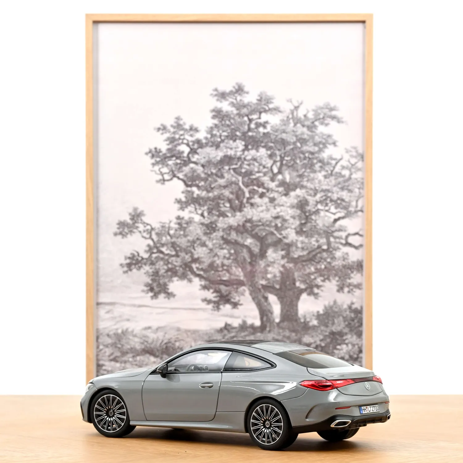 Norev Mercedes CLE Coupé 2024 miniature 1/18 gris 200pcs