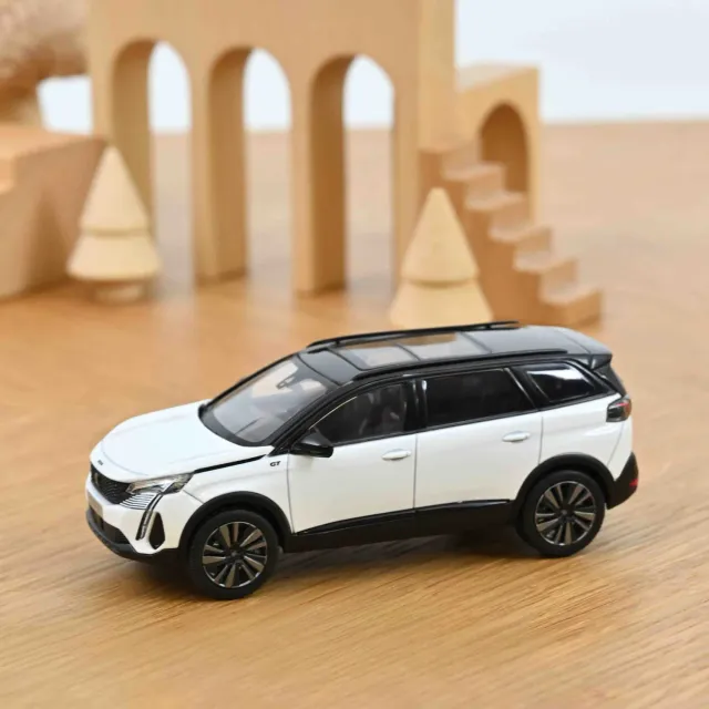 Norev Peugeot 5008 GT Black Pack 2020 miniature 1/43 blanc nacré