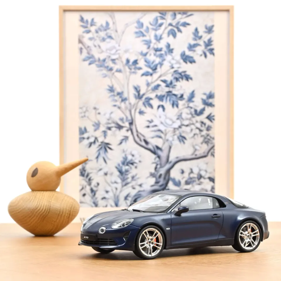 Norev Alpine A110 S 2025 miniature 1/18 bleu Tempête mat