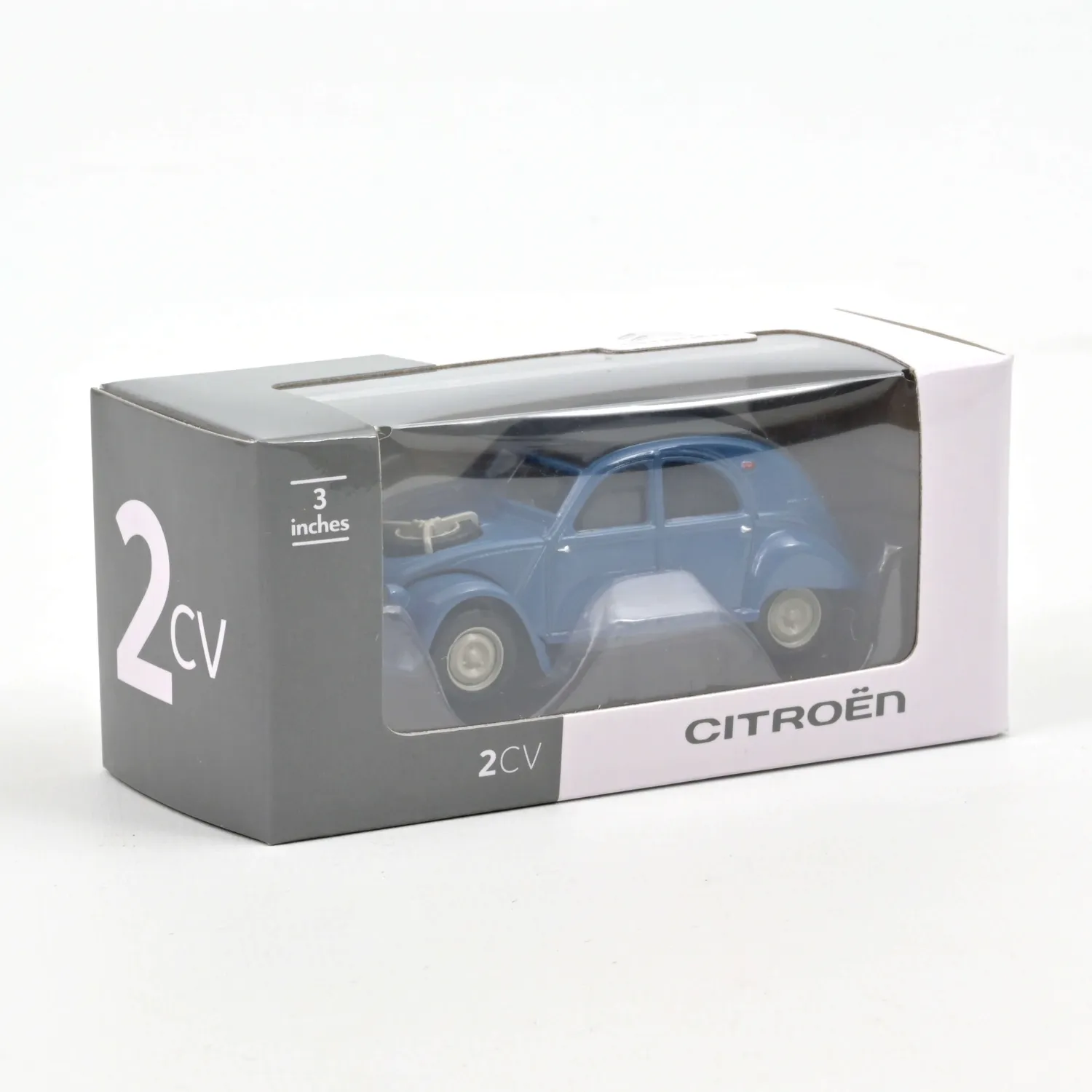 Norev Citroën 2CV 4x4 display 36 voiture miniature 1/54 Gris Vert Bleu