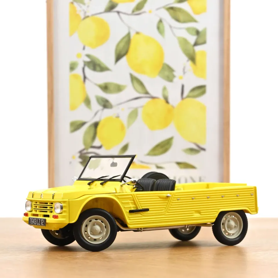 Norev Citroen Mehari 1983 voiture miniature 1/18 jaune