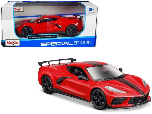 Maisto Corvette Stingray 2020 coupé miniature 1/24 High Wing