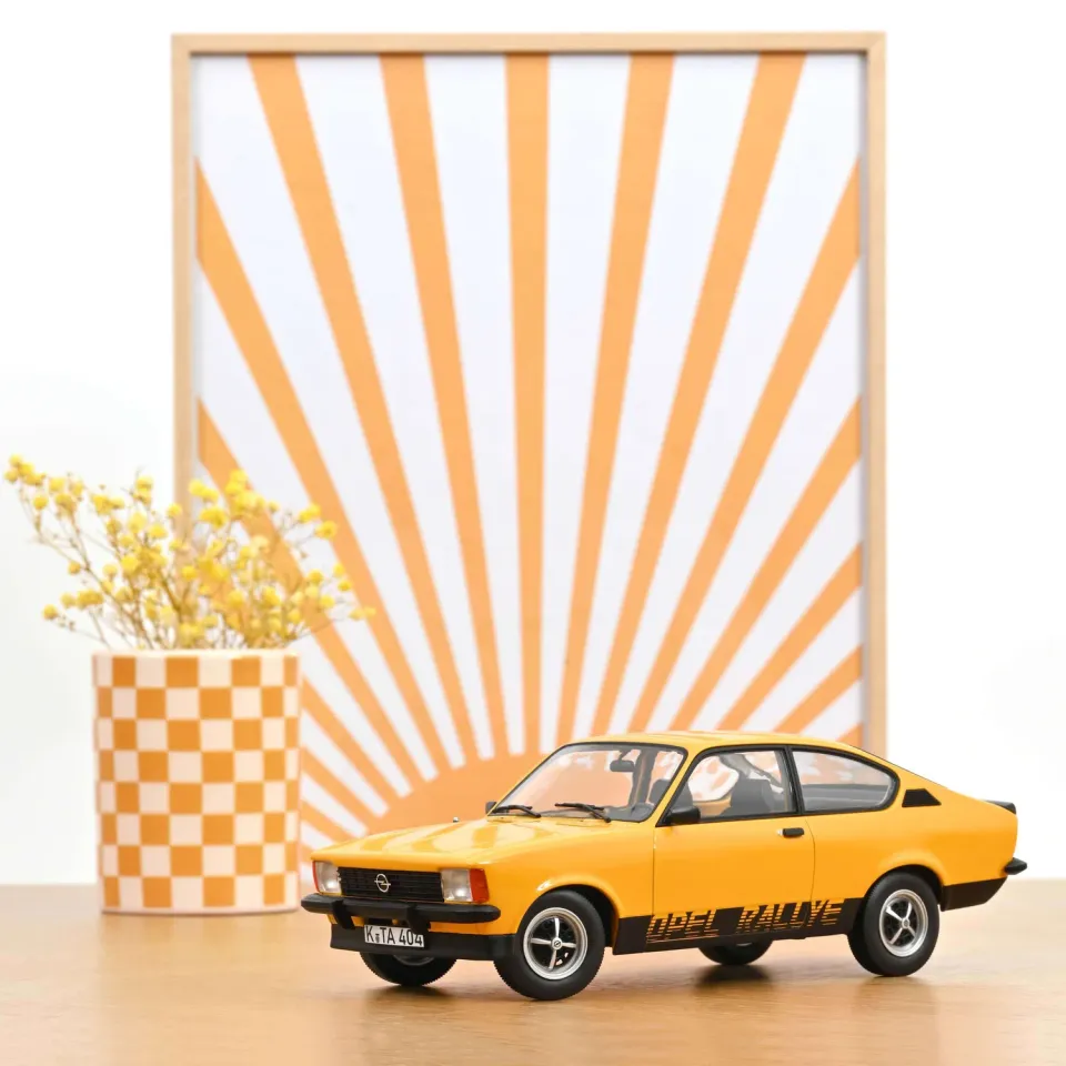 Norev Opel Kadett Rallye 2.0 E 1977 miniature 1/18 ocre