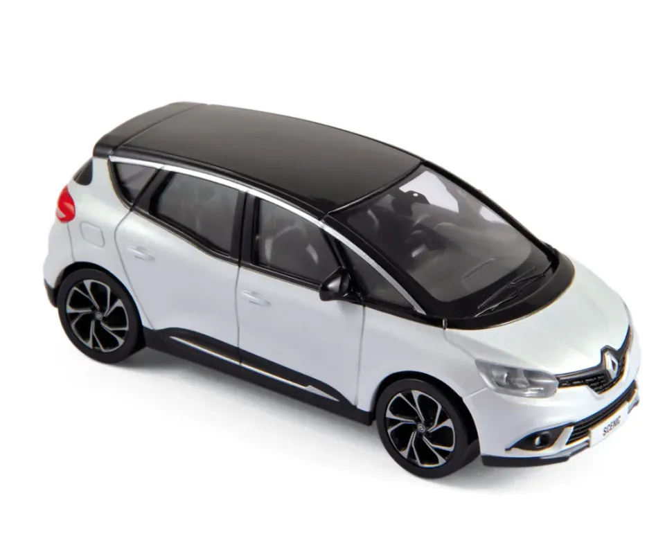 Norev Renault Scénic 2016 miniature 1/43 blanc noir
