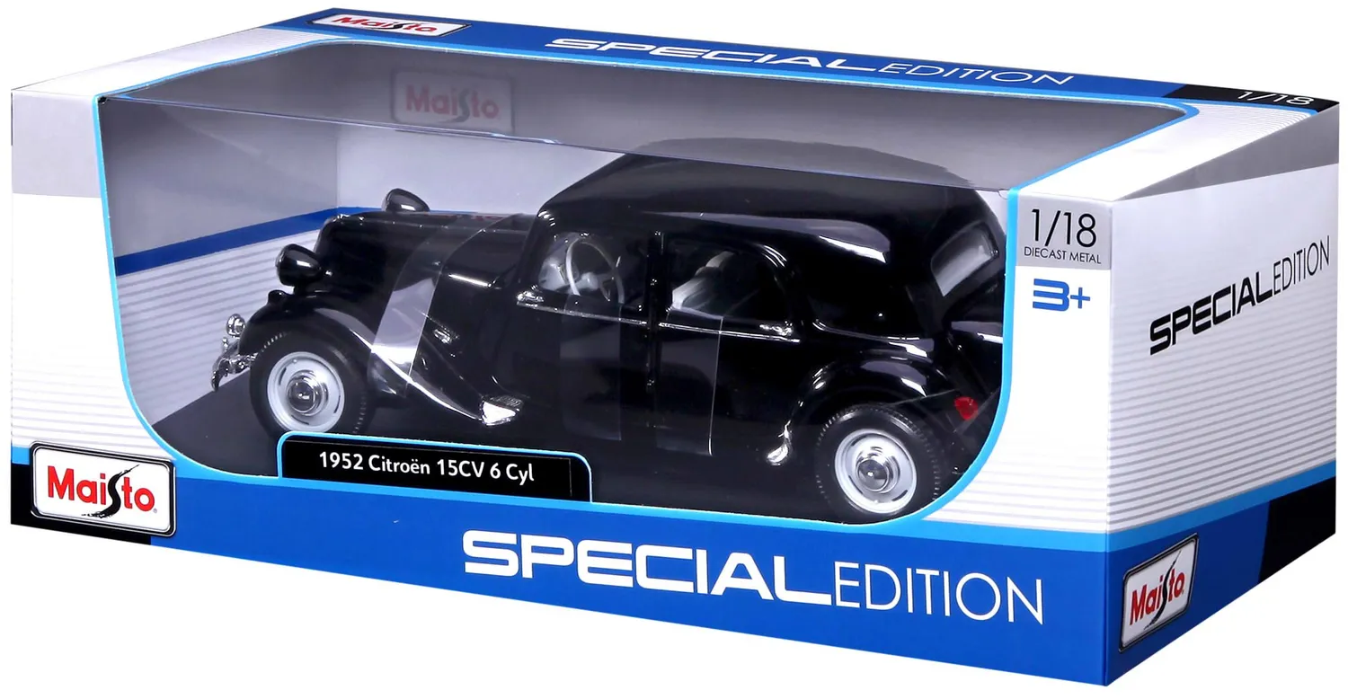 Maisto Citroën 15CV 6 cylindres 1952 voiture 1:18 traction