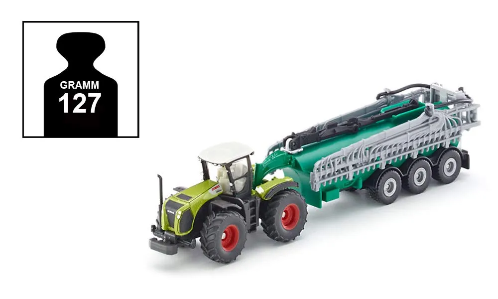 SIKU Farmer 1827 Claas Xerion tracteur + remorque 1/87