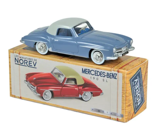 Norev Mercedes 190 SL 1956 miniature 1/43 bicolore