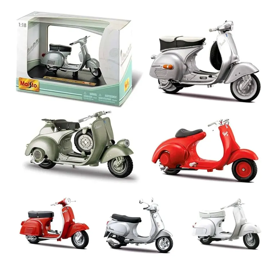 Maisto Vespa 1/18 moto miniature modèle aléatoire collection