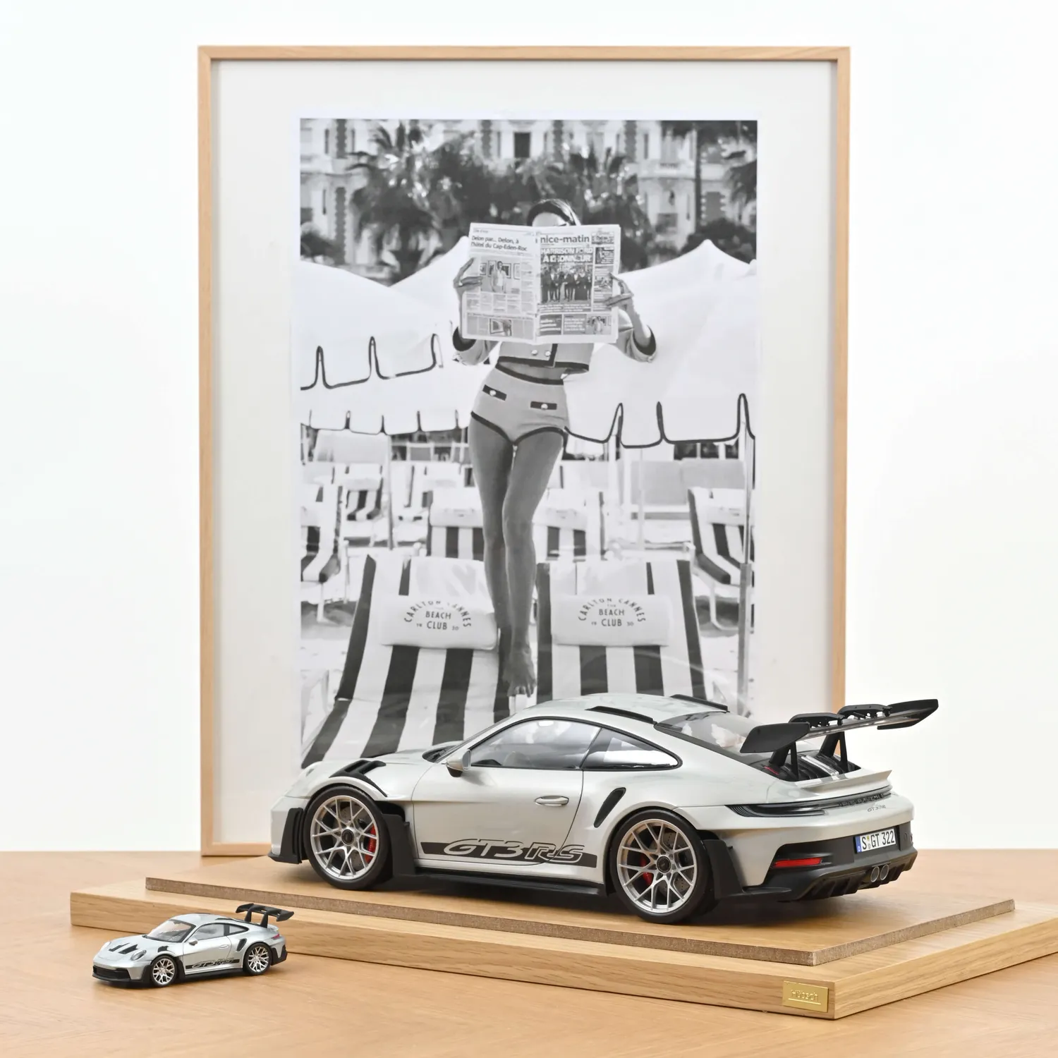 Norev Porsche 911 GT3 RS 2022 miniature 1/12 argent GT