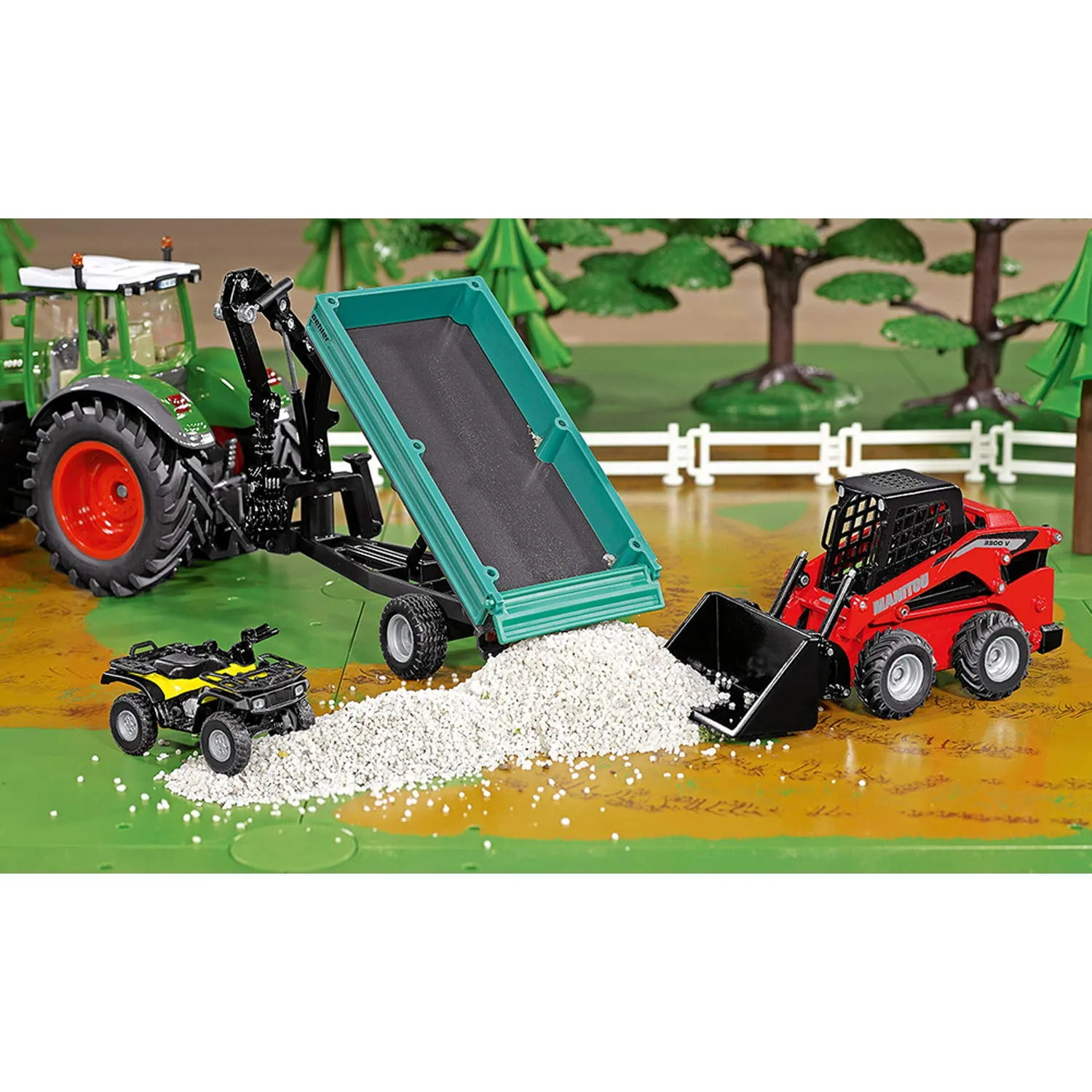 SIKU Farmer 3049 Manitou 3300V mini chargeur miniature rouge 1:32
