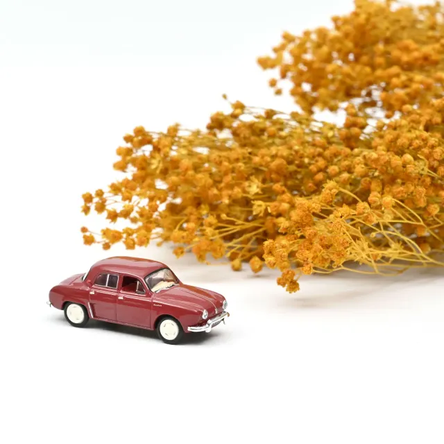 Norev Renault Dauphine 1956 miniature 1/87 rouge