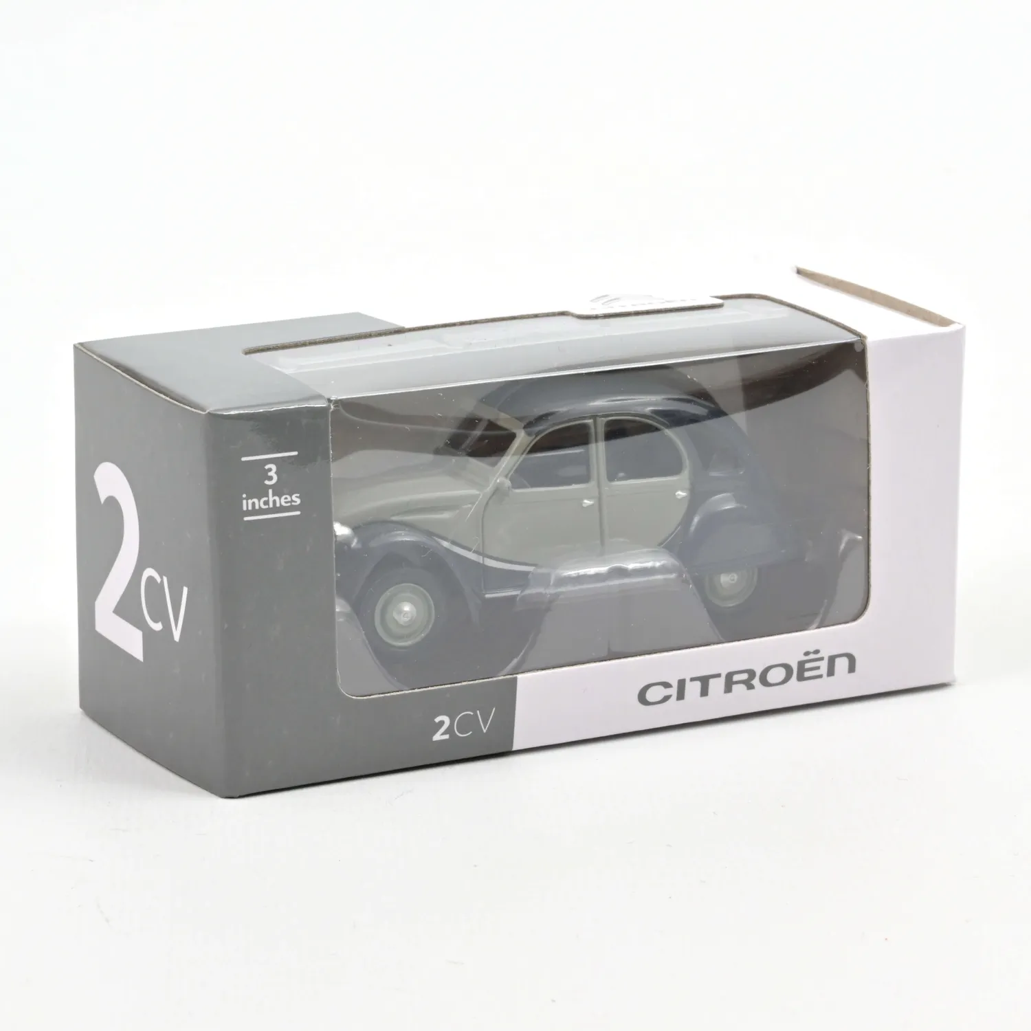 Norev Citroën 2CV Charleston miniature 1/54 gris 1984