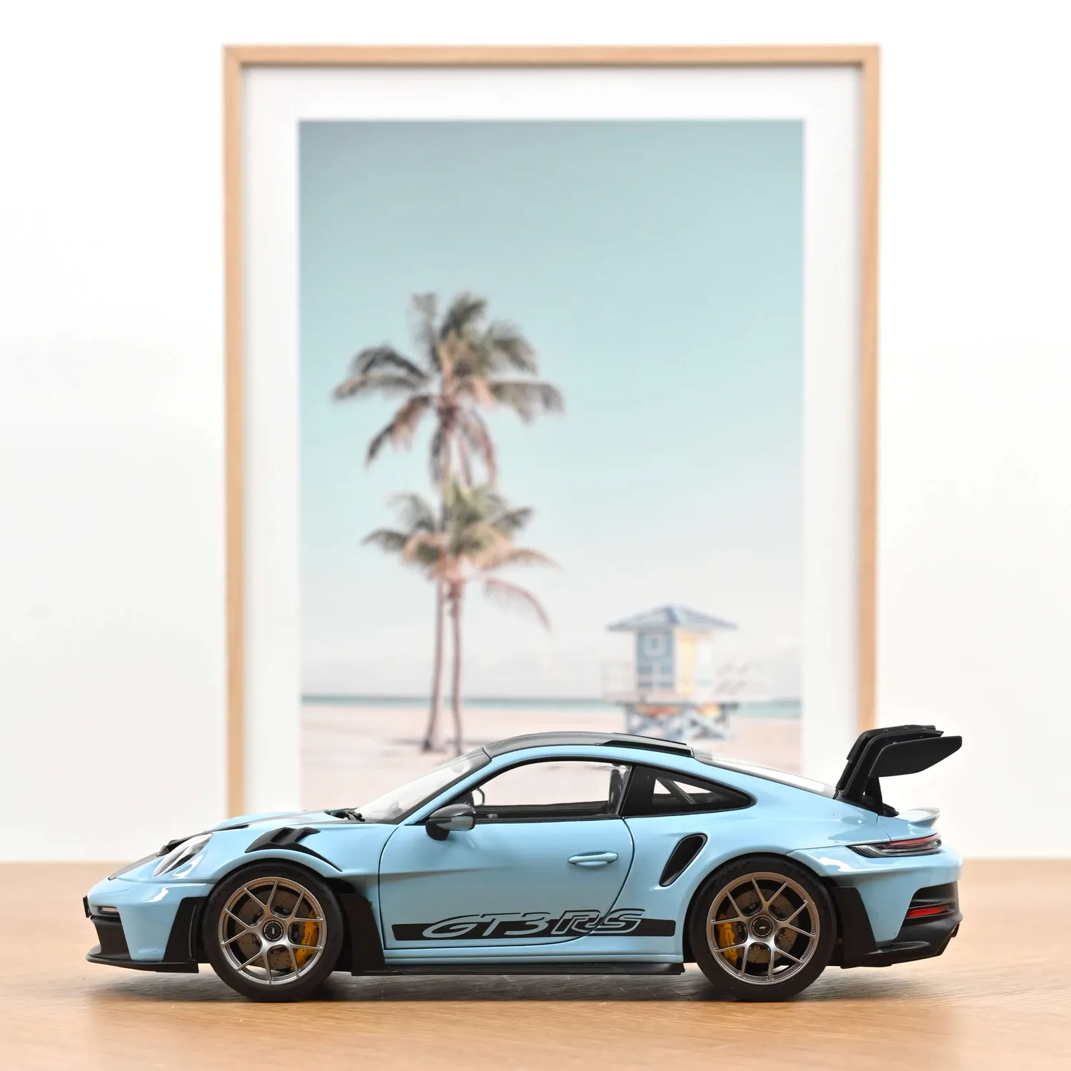 Norev Porsche 911 GT3 RS 2022 miniature 1/18 bleu