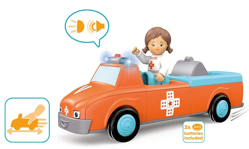 Siku Toddys Anna Amby voiture jouet 3 pièces son lumière