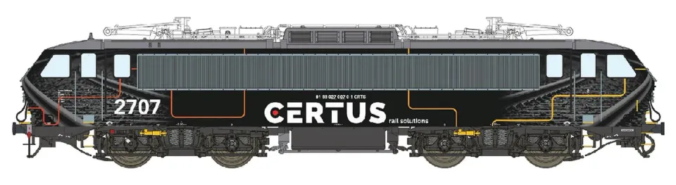 MINIS HLE 27 2707 CERTUS locomotive électrique son Ep.VI