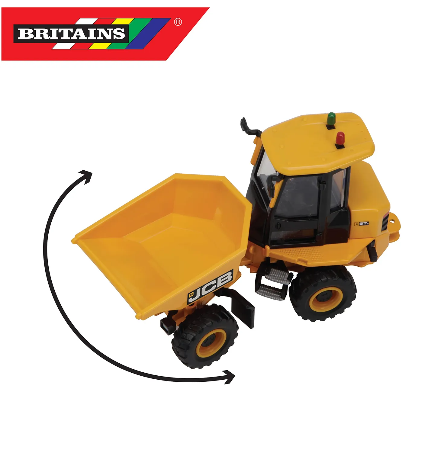 Britains JCB 6T tombereau miniature 1/32 benne basculante