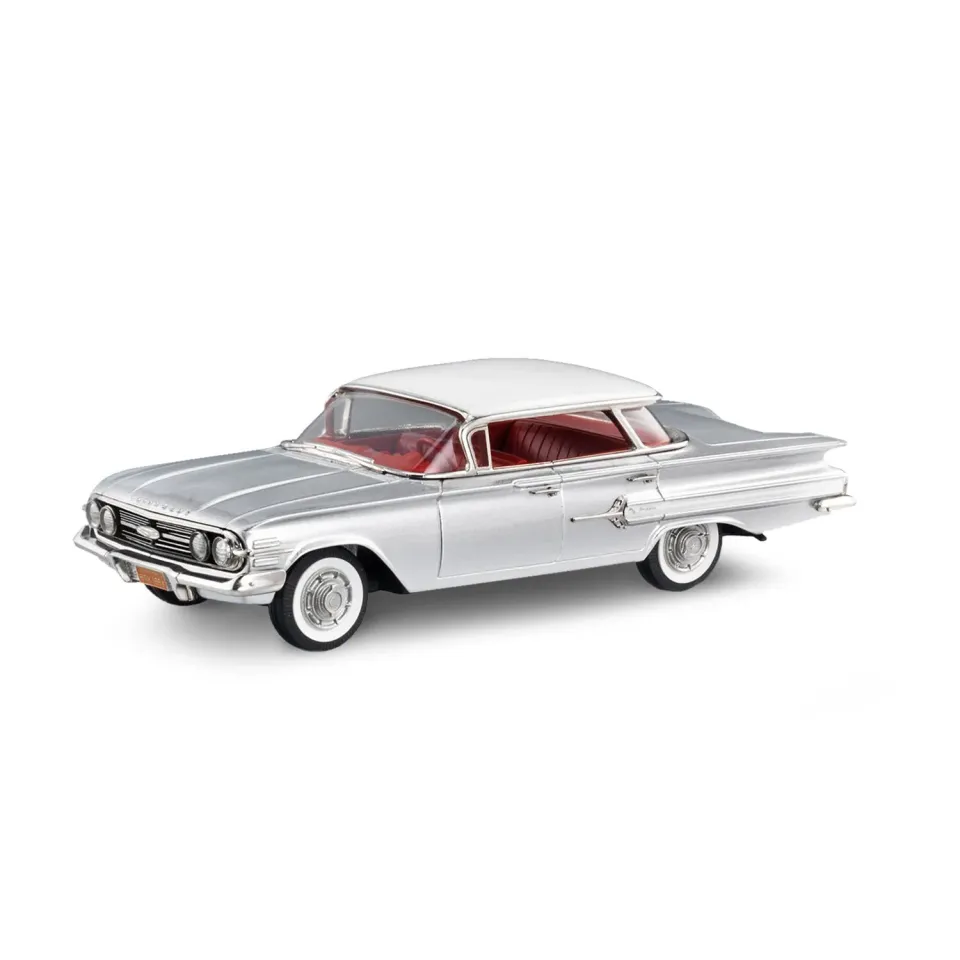 Brooklin Collection 1960 Chevrolet Impala 4-Door Sport miniature coffret argent