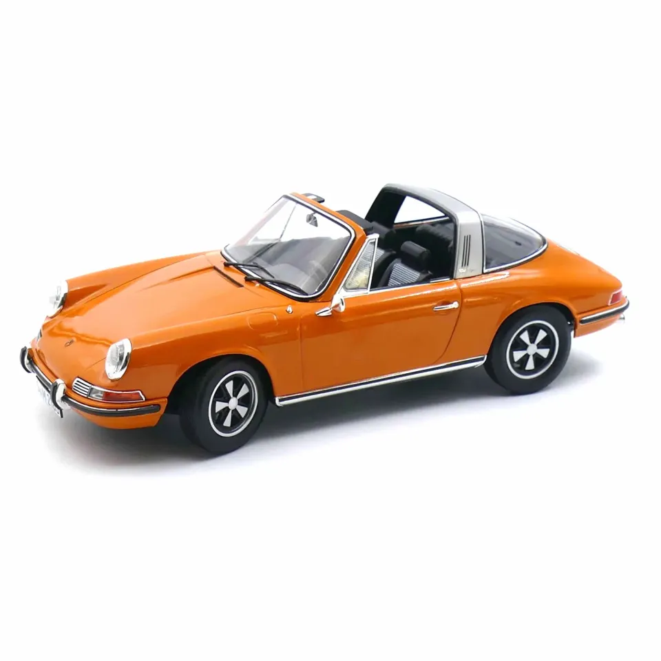 Norev Porsche 911 T Targa 1970 miniature 1/18 orange signal