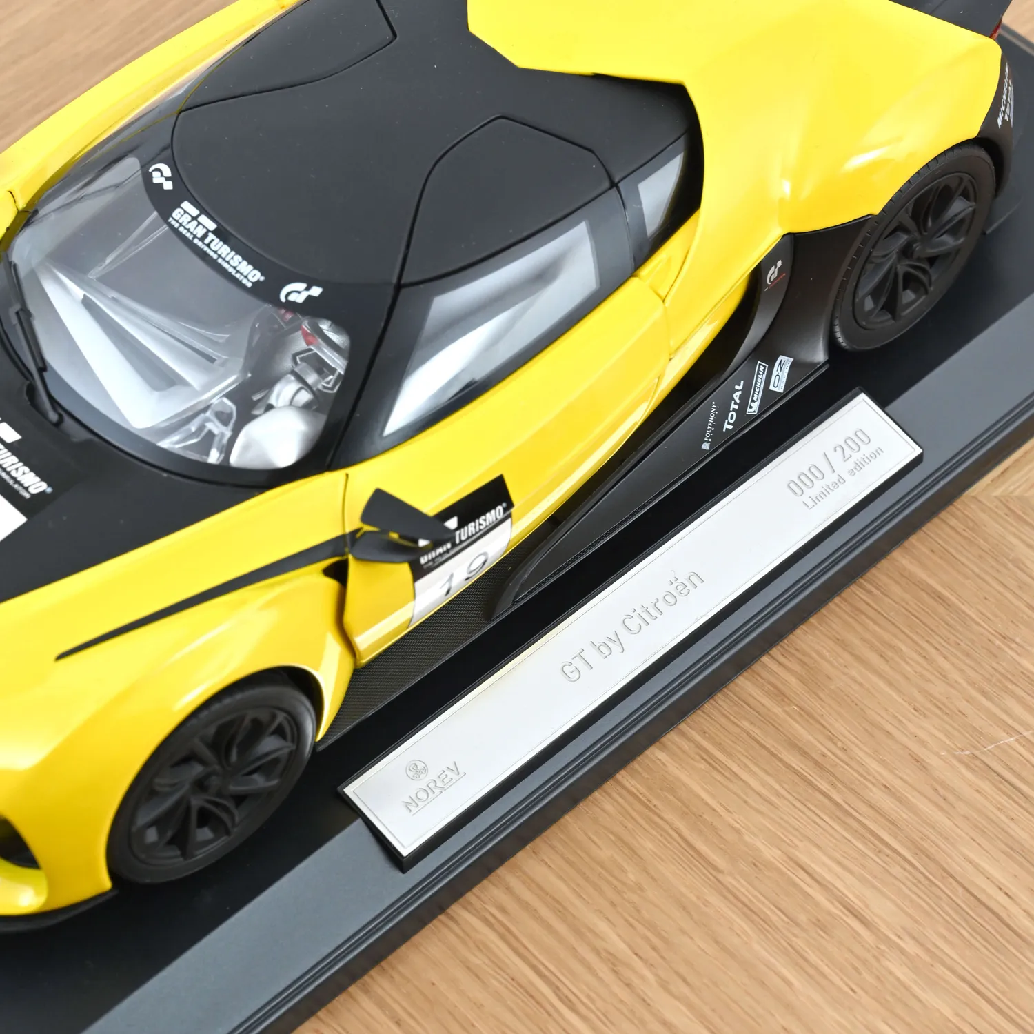 Norev GT by Citroën 2008 miniature 1/18 jaune concept 200pcs