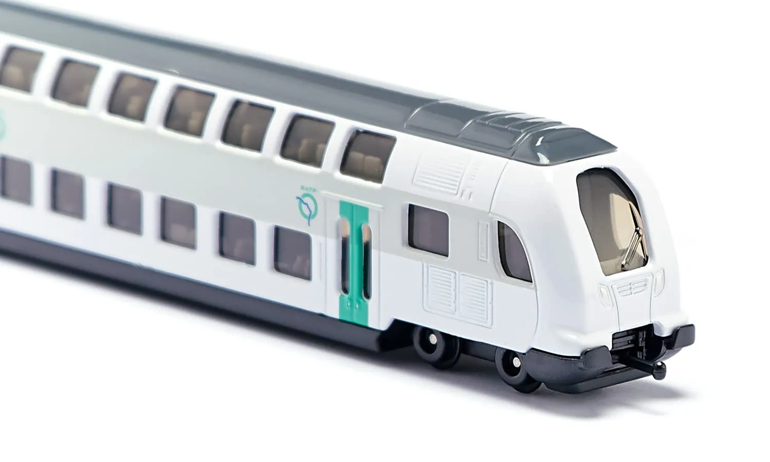 SIKU Super 1791 RATP train deux étages miniature turquoise