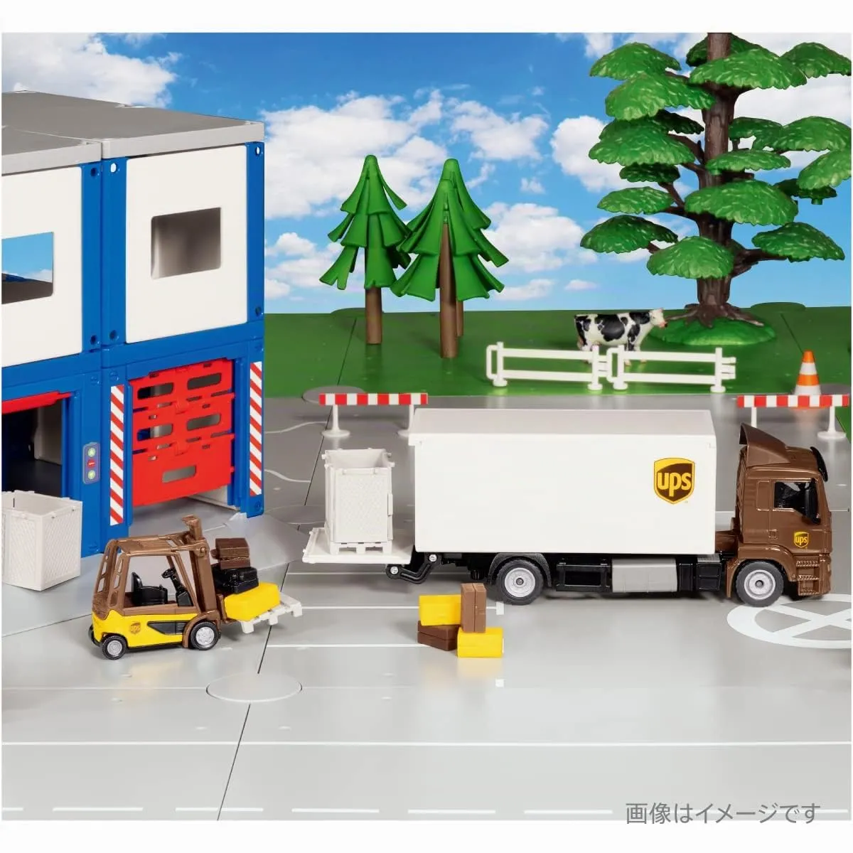 Siku Super 1997 camion MAN fourgon 1/50 hayon UPS