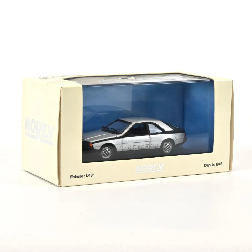 Norev Renault Fuego Turbo miniature 1/43 gris