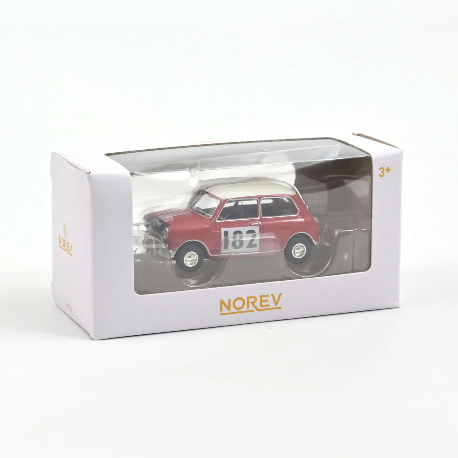 Norev Mini Cooper S 1964 miniature 1/54 rouge tartan 182