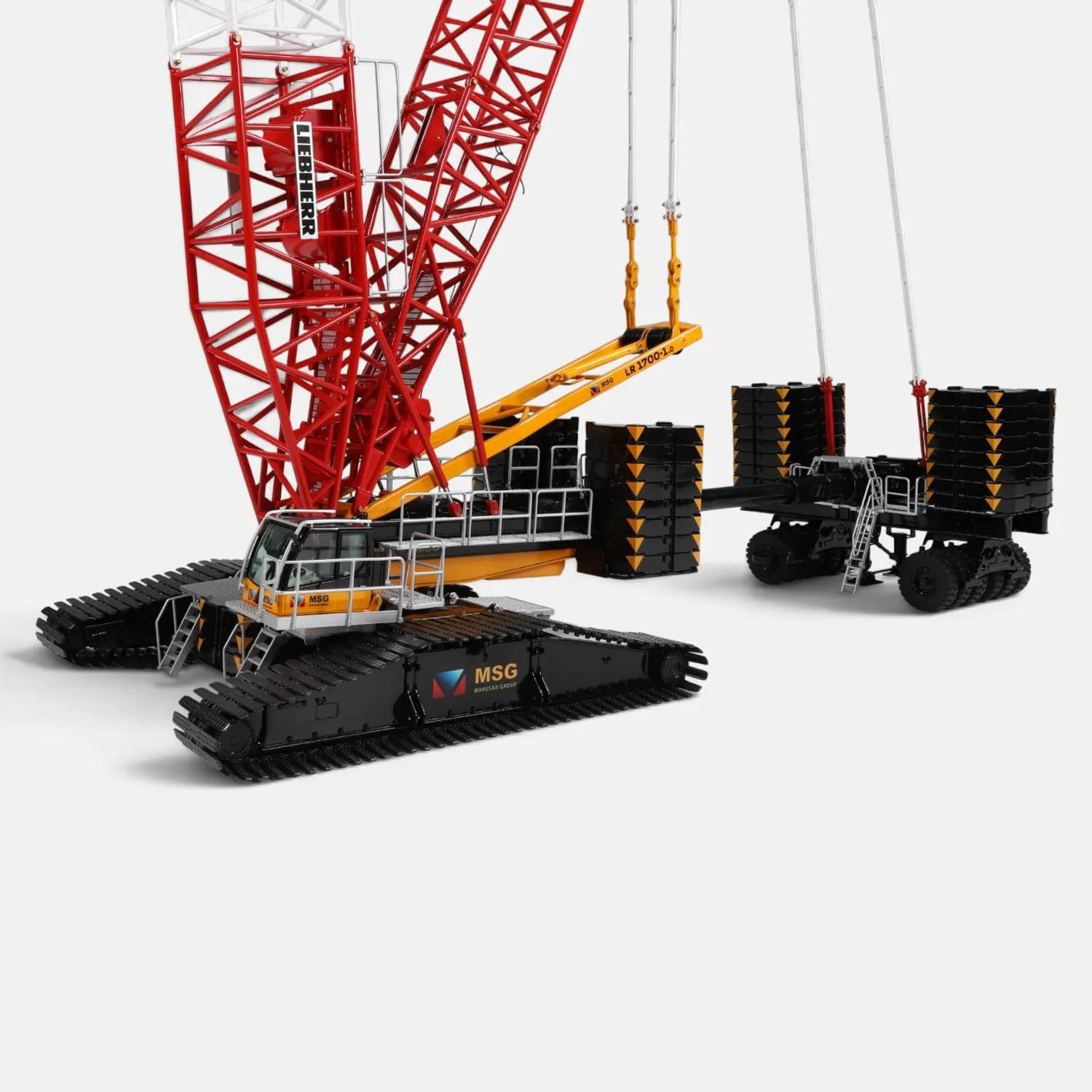 NZG Liebherr LR 1700 Marusan grue miniature 1:50 chenilles métal