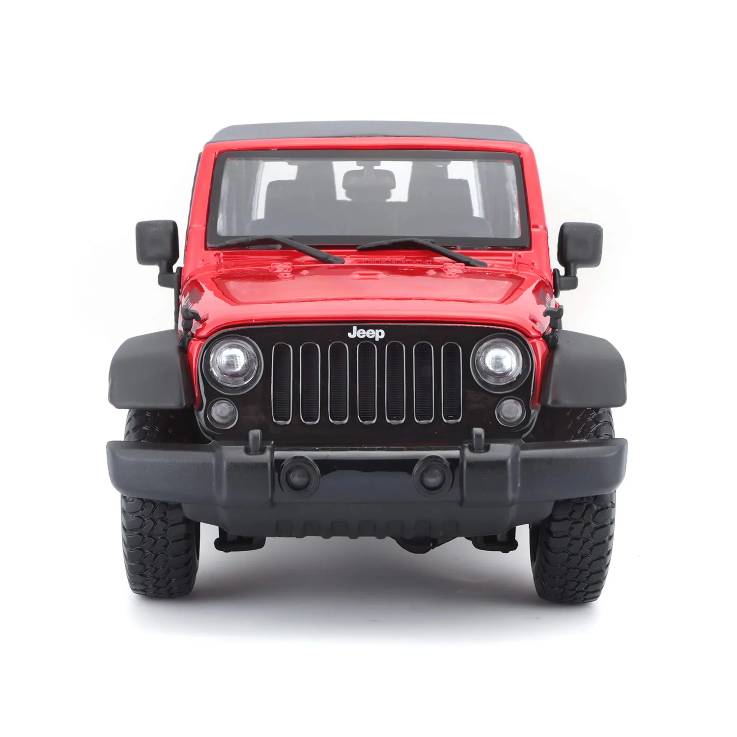 Maisto Jeep Wrangler Willys miniature 1/18 jaune 31676Y