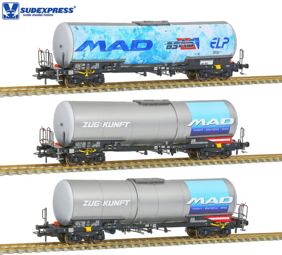 MINIS Zacns BSAS coffret 3 wagons-citernes Ep.VI