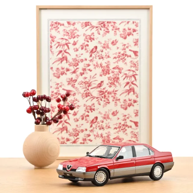 Norev Alfa Romeo 164 1991 miniature 1/18 rosso alfa berline