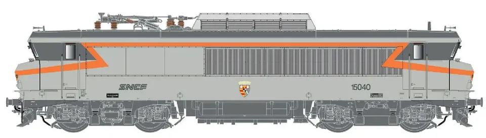 MINIS BB 15040 SNCF locomotive électrique Ep.V béton