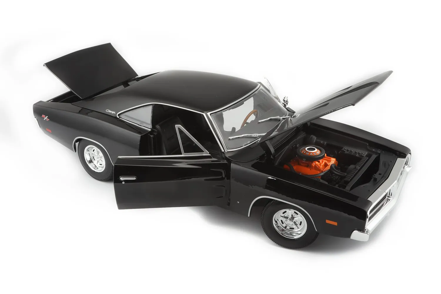 Maisto 531387B Dodge Charger R/T 1969 Voiture 1/18 noire