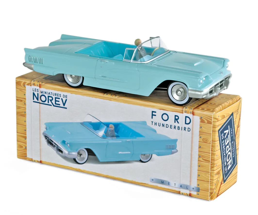 Norev Ford Thunderbird 1960 voiture miniature 1/43 aquamarine