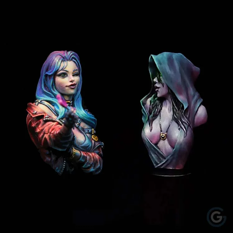 Graphigaut Studio Roxanne + The Unknown lot figurines résine 40mm