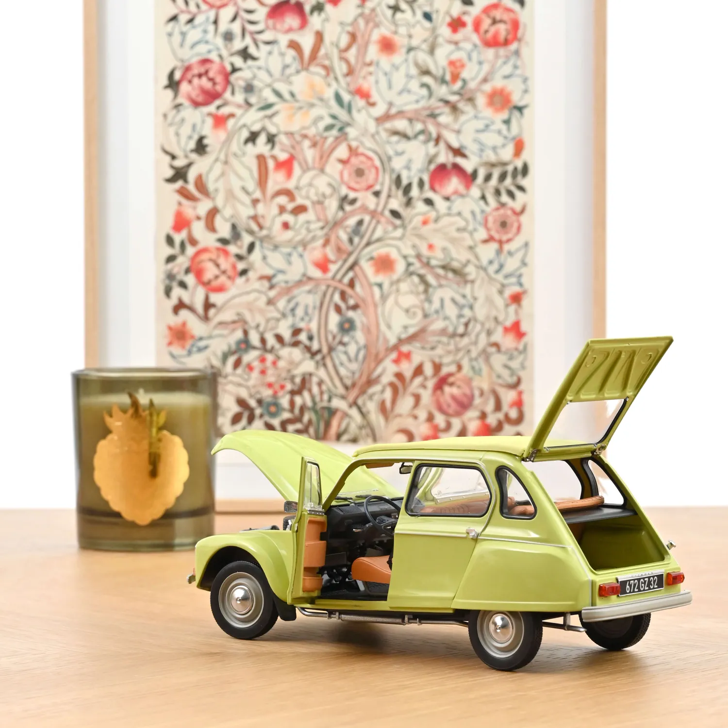 Norev Citroën Dyane 6 1970 miniature 1/18 jaune