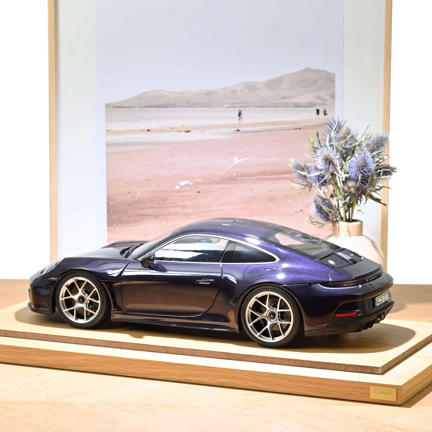 Norev Porsche 911 S/T 2023 miniature 1/12 viola 300pcs