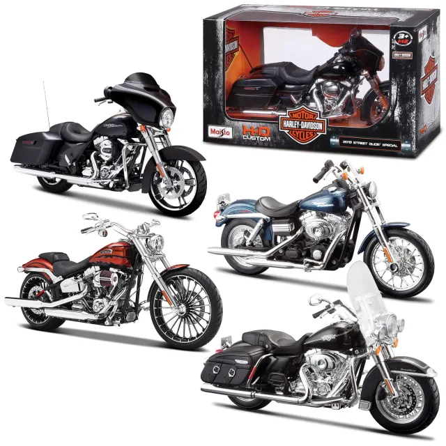 Maisto 1/12 Harley-Davidson moto miniature modèle aléatoire métal
