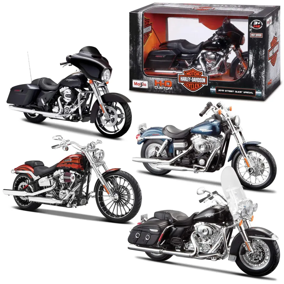 Maisto 1/12 Harley-Davidson moto miniature modèle aléatoire métal