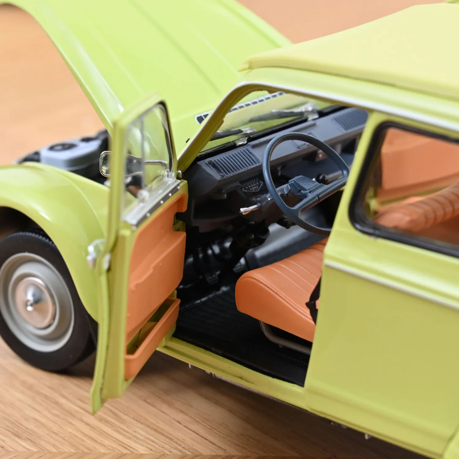 Norev Citroën Dyane 6 1970 miniature 1/18 jaune