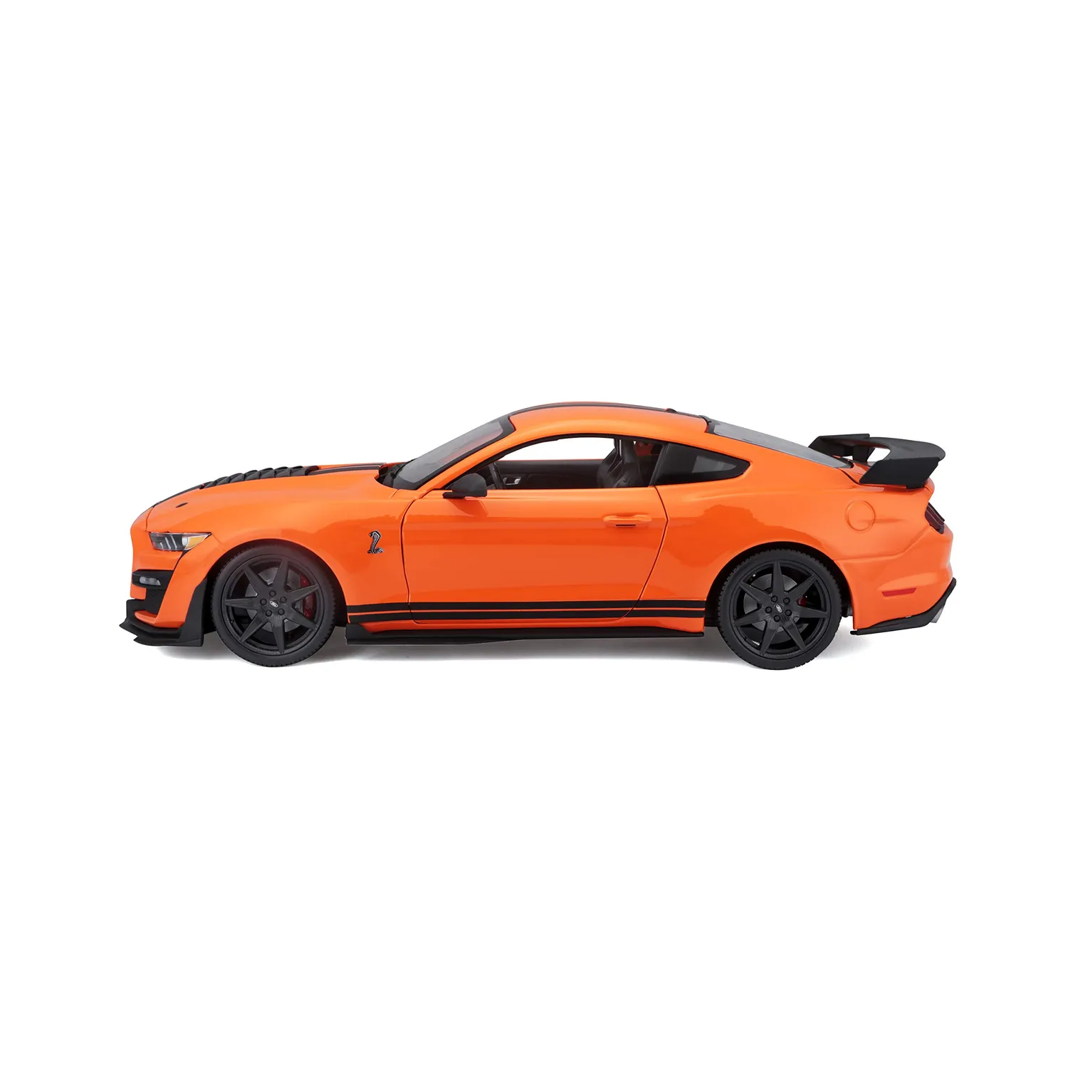 Maisto Ford Shelby miniature 1/18 orange noire ouvrante