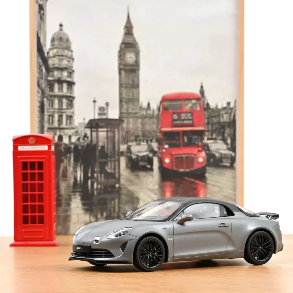 Norev Alpine A110 S Enstone Edition 2023 miniature 1/18 Gris Tonnerre